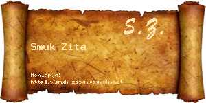 Smuk Zita névjegykártya